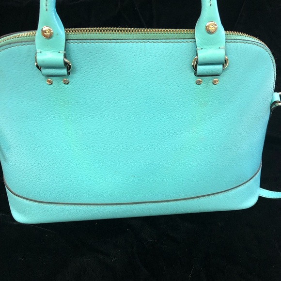 Kate Spade New York teal color shoulder purse - Picture 3 of 7